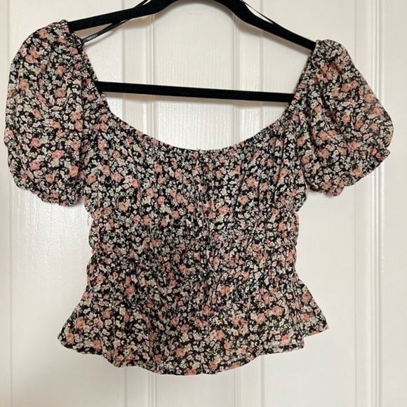 Floral crop top - Picture 1 of 10